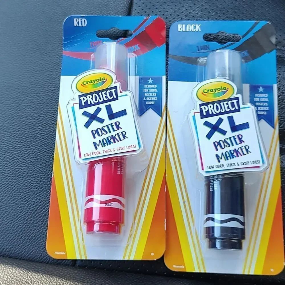 Crayola XL marker Black Red Bulk